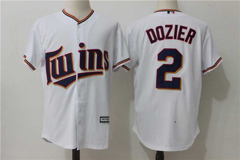 Minnesota Twins #2 Brian Dozier White Alternate New Cool Base Jersey,We sell and wholesale Minnesota Twins #2 Brian Dozier White Alternate New Cool Base Jersey on line form chian!
